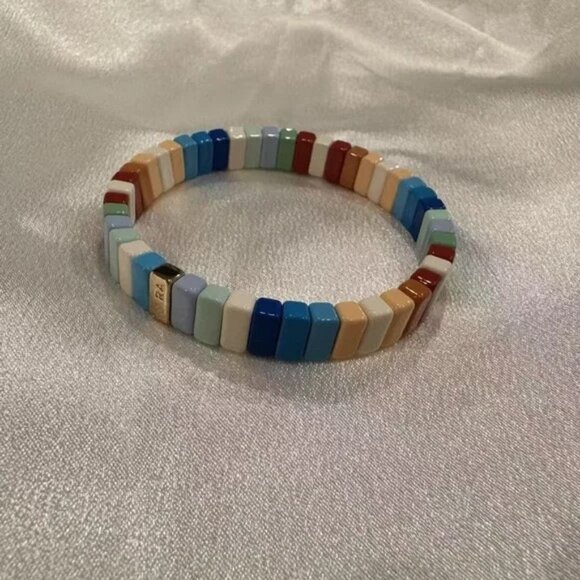 Roxanne Assoulin Rainbow Brite Bit X Bit Colorful Stretch Bracelet - Picture 1 of 2